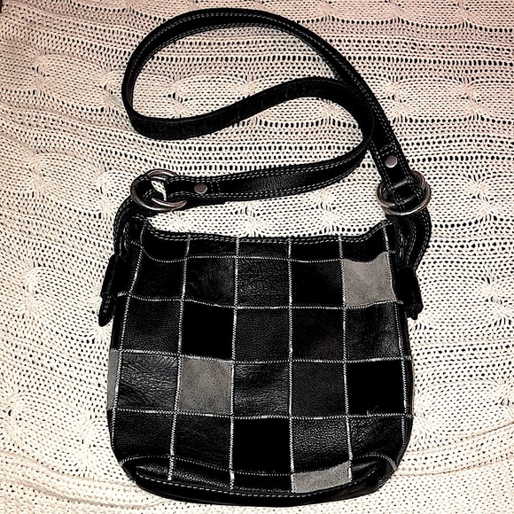Lucky Brand Handbags - Lucky Brand Leather shoulder Bag Messenger Crossbody Satchel Saddle